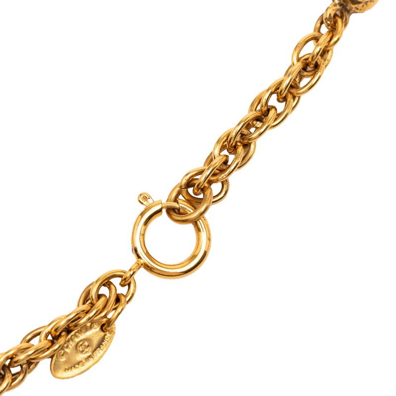 Chanel Long Necklace Gold Plated — view 3