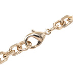 Chanel CC Logo Perfume Bottle Chain Pendant Necklace Gold Plated Faux Pearl — view 5