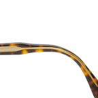 Gucci Teardrop Sunglasses Premier Gold Brown Plated Acetate Eyewear — view 5