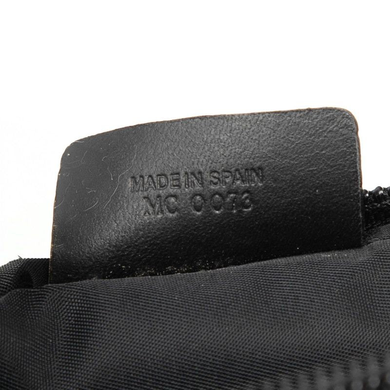 Dior Street Chic Trotter Handbag Black Leather Canvas — view 5