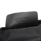 Dior Street Chic Trotter Handbag Black Leather Canvas — view 5