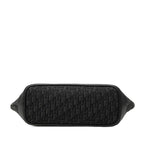 Dior Street Chic Trotter Handbag Black Leather Canvas — view 3