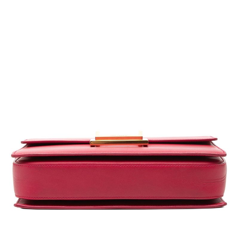 Saint Laurent Classic Lou Crossbody Shoulder Bag Red Leather — view 2