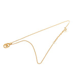 Dior CD Logo Chain Pendant Necklace Plated — view 5