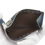 Fendi Selleria Fragment Case Card Navy Red Leather — view 6