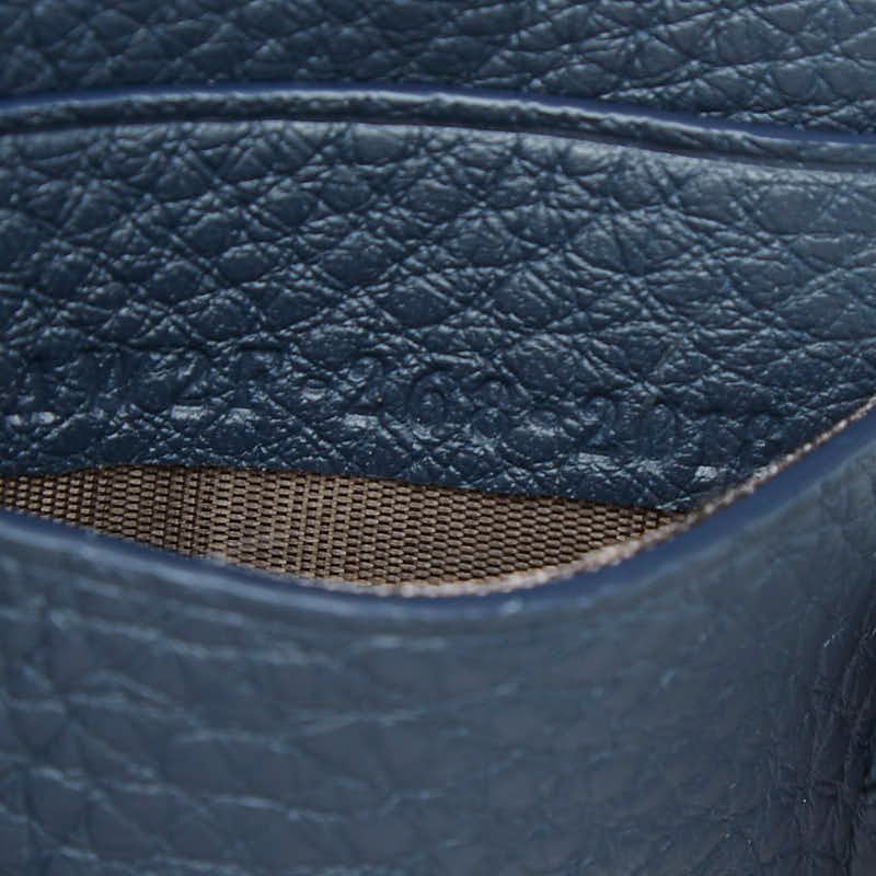 Fendi Selleria Fragment Case Card Navy Red Leather — view 8