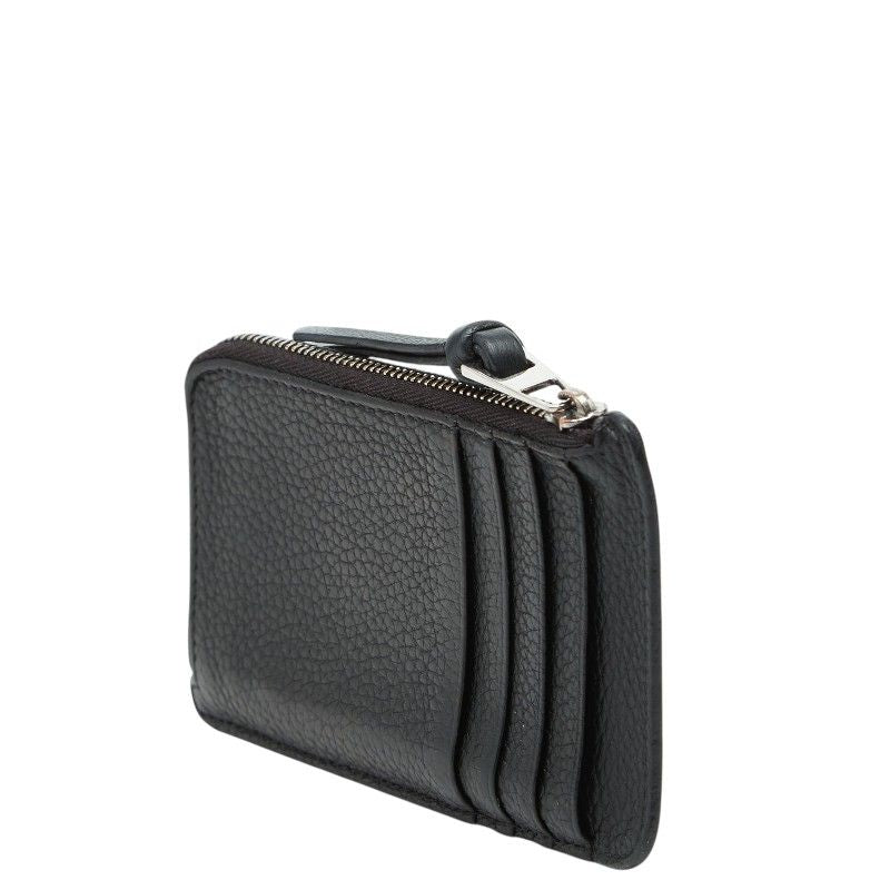 Loewe Anagram L-shaped Zipper Fragment Case Card Black Leather — view 2