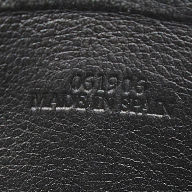 Loewe Anagram L-shaped Zipper Fragment Case Card Black Leather — view 7