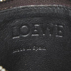 Loewe Anagram L-shaped Zipper Fragment Case Card Black Leather — view 8