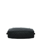 Prada Chain Quilted Handbag Black Nylon — view 3