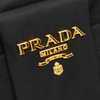 Prada Ribbon Logo Pouch Black Nylon — view 8