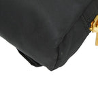 Prada Ribbon Logo Pouch Black Nylon — view 6