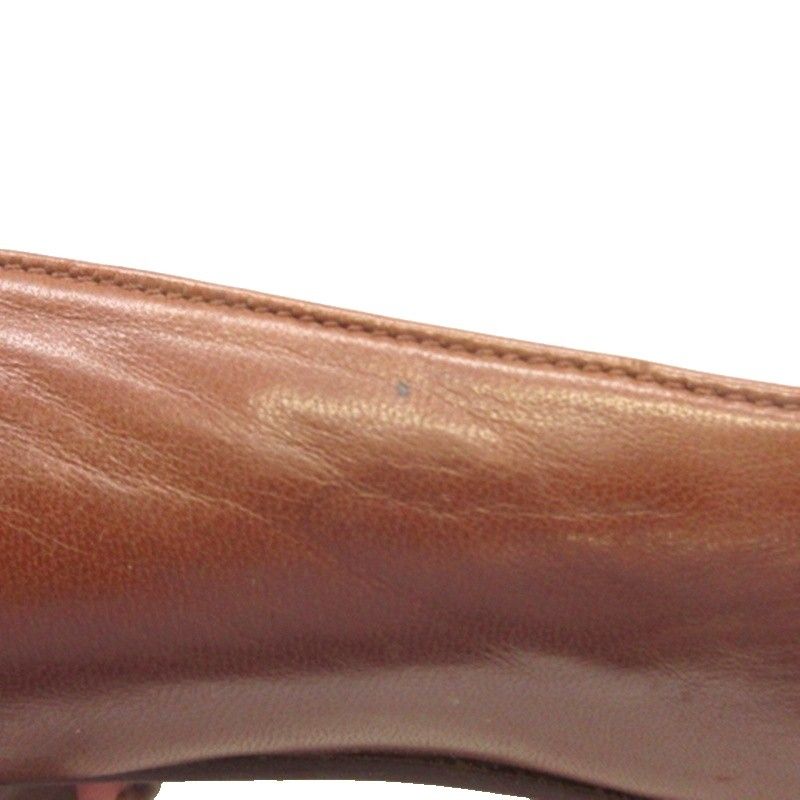 Gucci Bamboo Loafers Leather Brown — view 7