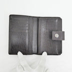 Gucci Clasp Fold Wallet GG Supreme Brown Bifold — view 5