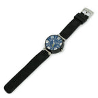 Louis Vuitton Tambour in Black GMT Dial Stainless Steel Rubber Quartz Watch — view 2