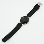 Louis Vuitton Tambour in Black GMT Dial Stainless Steel Rubber Quartz Watch — view 6