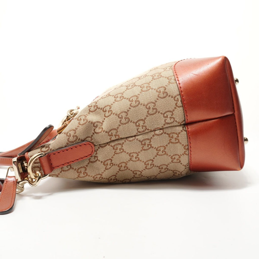 Gucci Tote GG Canvas Lame Charm — view 3