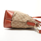Gucci Tote GG Canvas Lame Charm — view 4