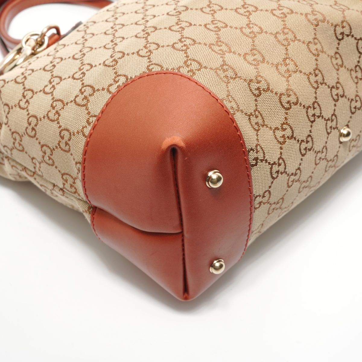 Gucci Tote GG Canvas Lame Charm — view 5