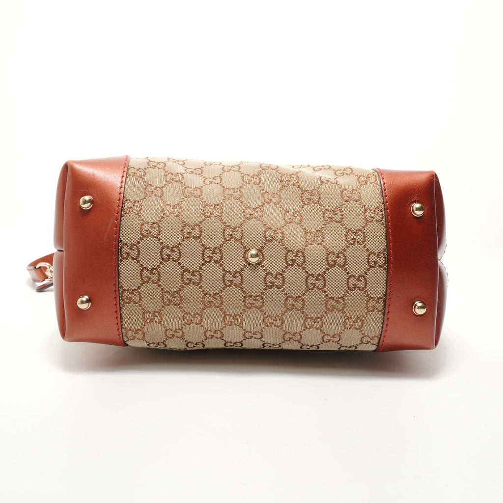 Gucci Tote GG Canvas Lame Charm — view 7