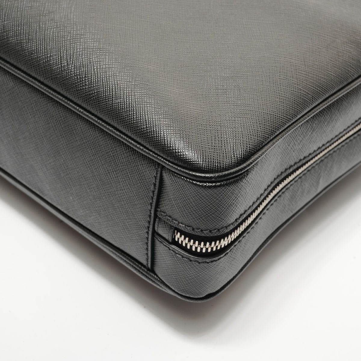Prada Handbag Sapphia Leather Briefcase — view 6