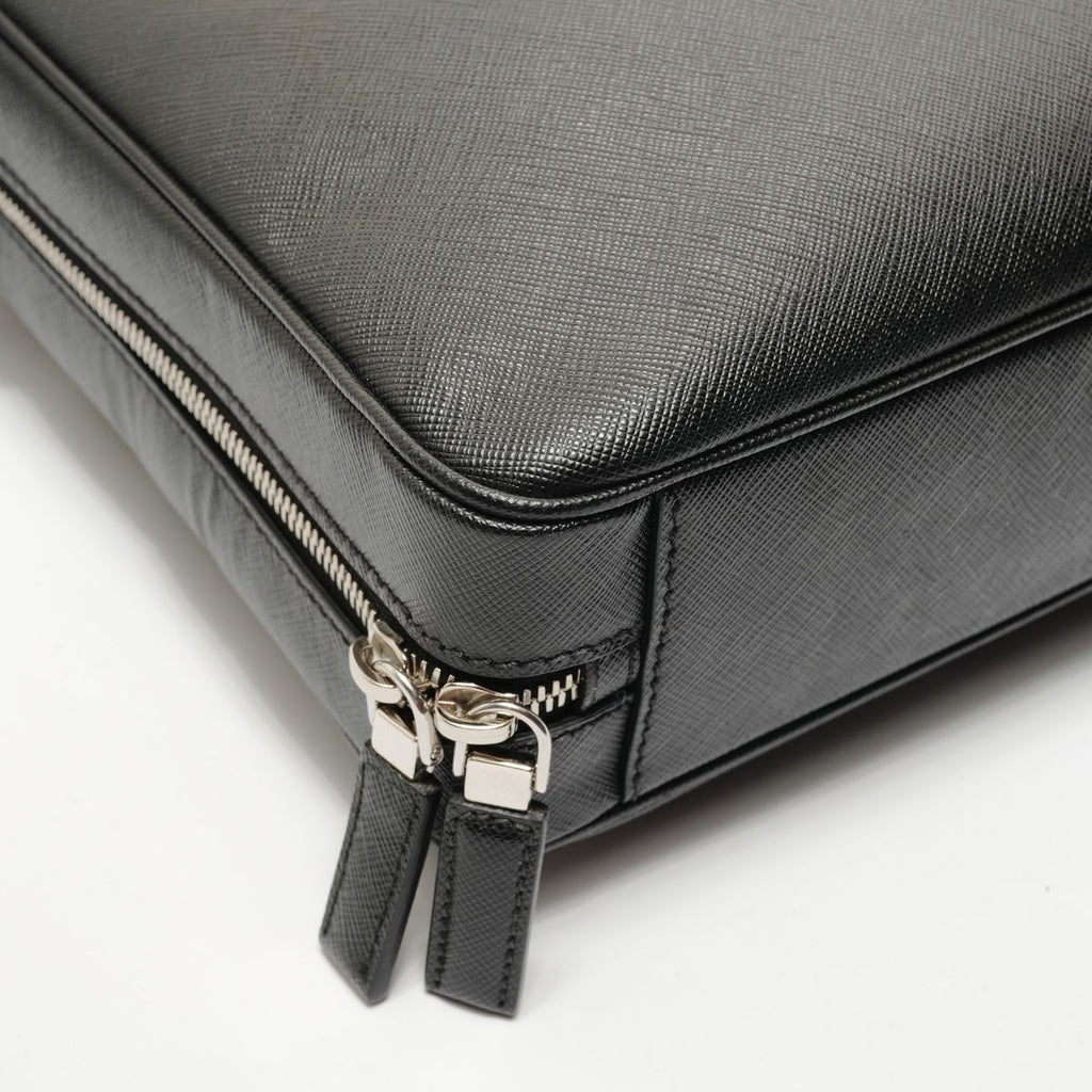 Prada Handbag Sapphia Leather Briefcase — view 5
