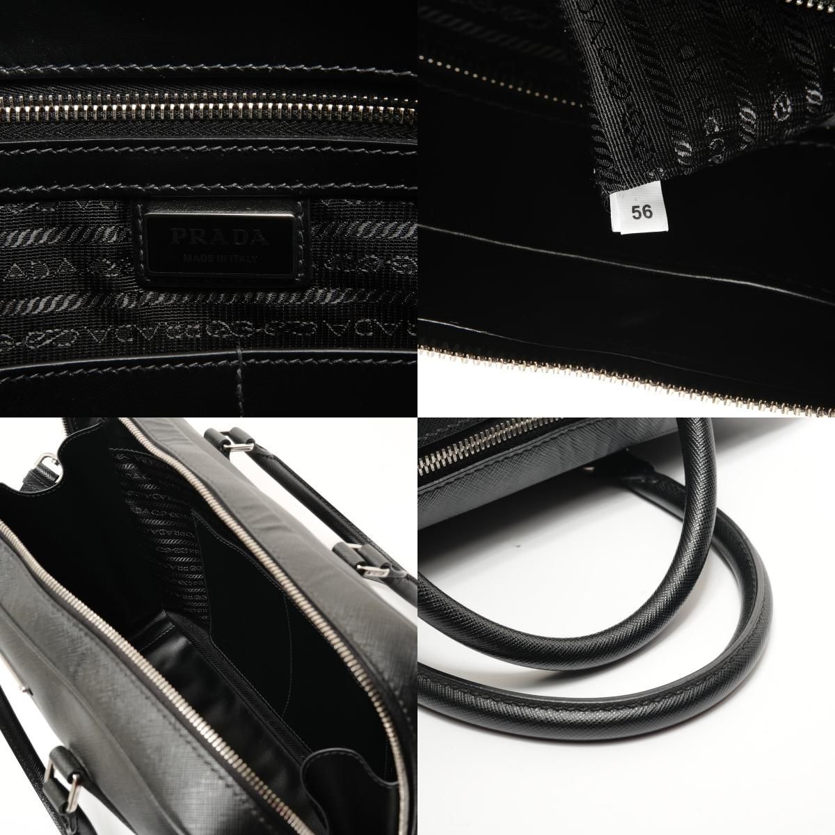 Prada Handbag Sapphia Leather Briefcase — view 9