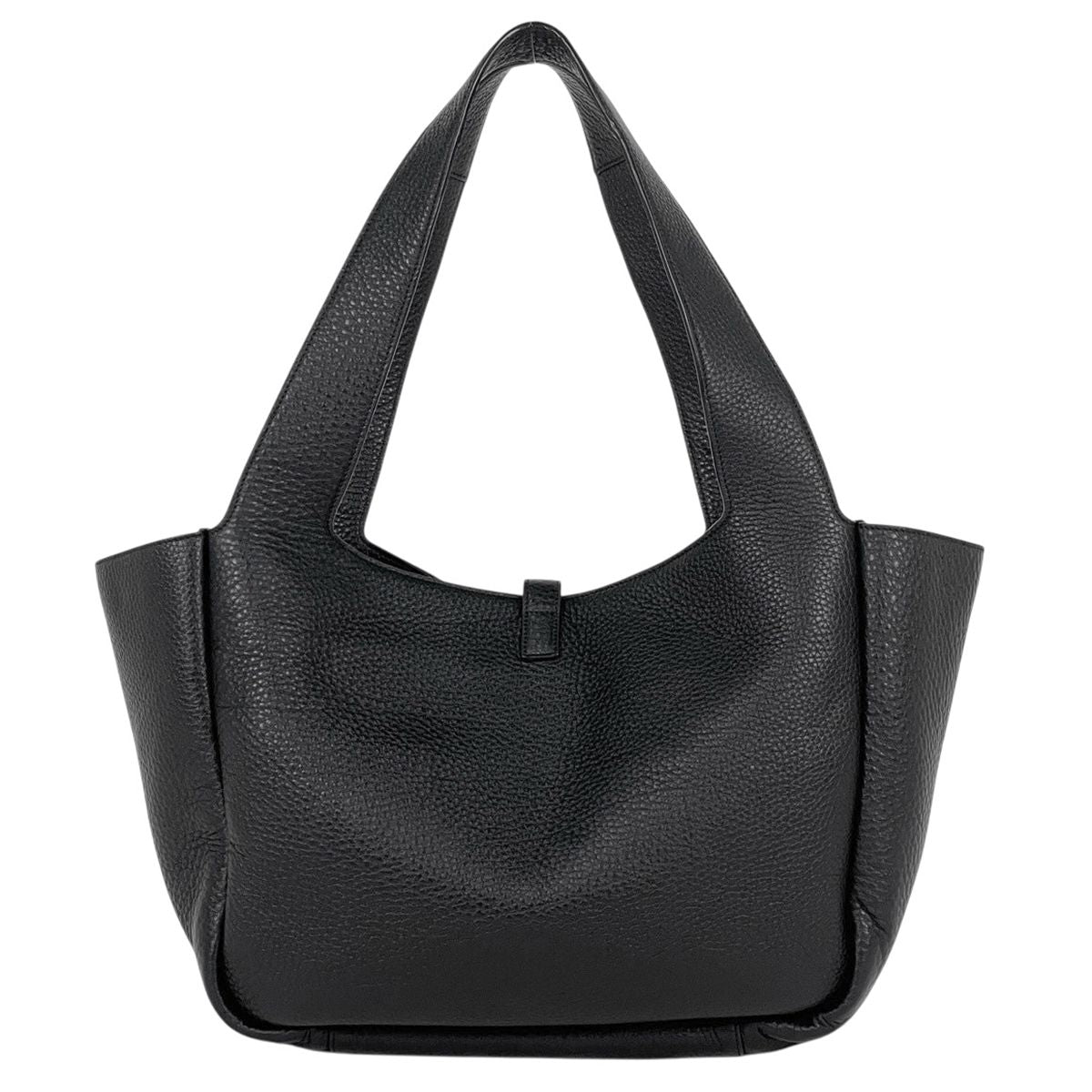 Saint Laurent le Cassette Bear Tote Leather Black — view 3