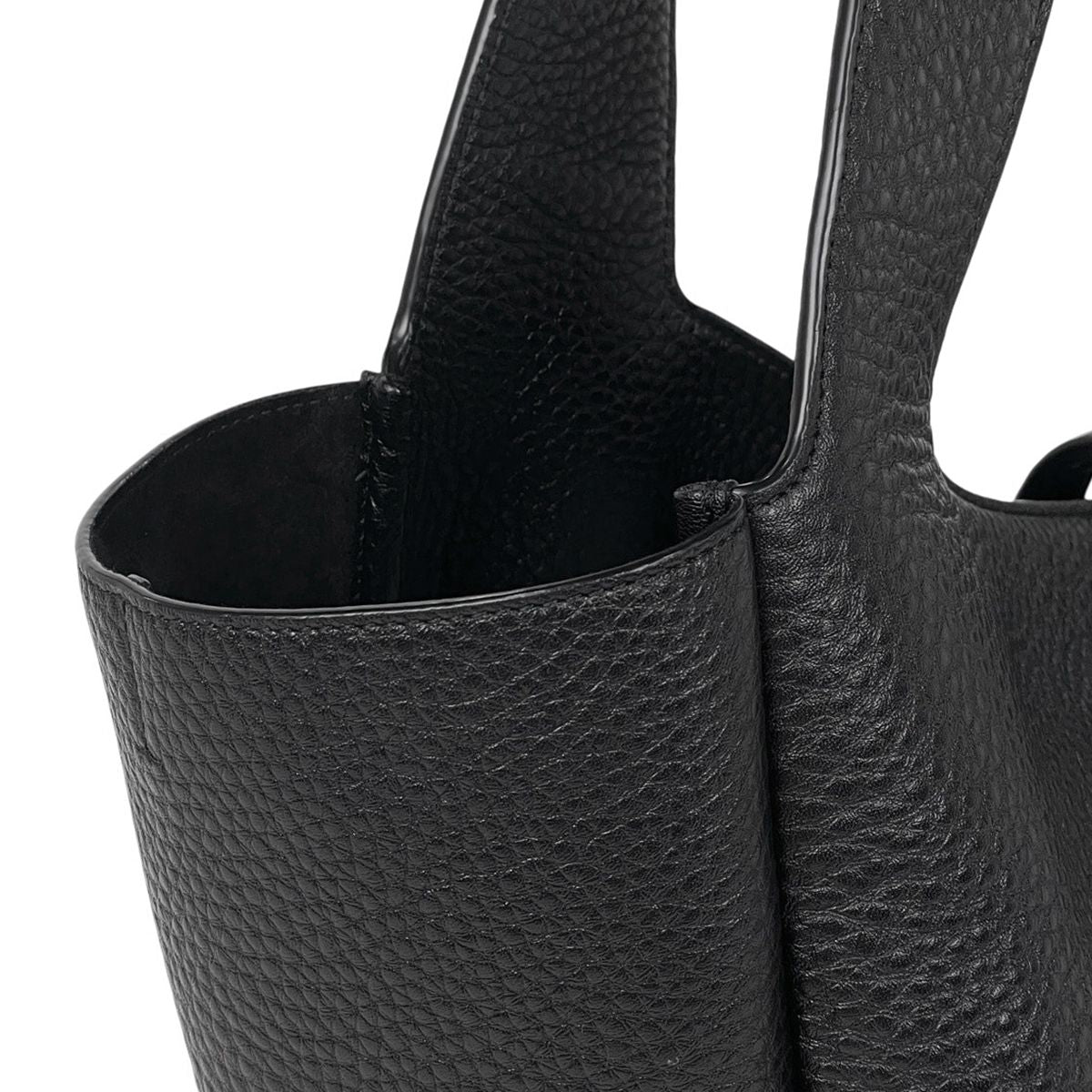 Saint Laurent le Cassette Bear Tote Leather Black — view 7