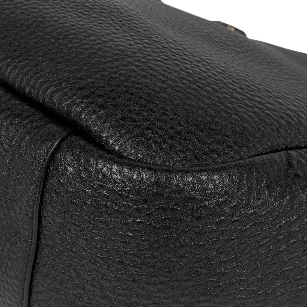 Saint Laurent le Cassette Bear Tote Leather Black — view 6