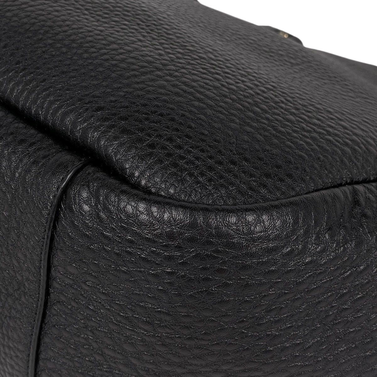 Saint Laurent le Cassette Bear Tote Leather Black — view 6