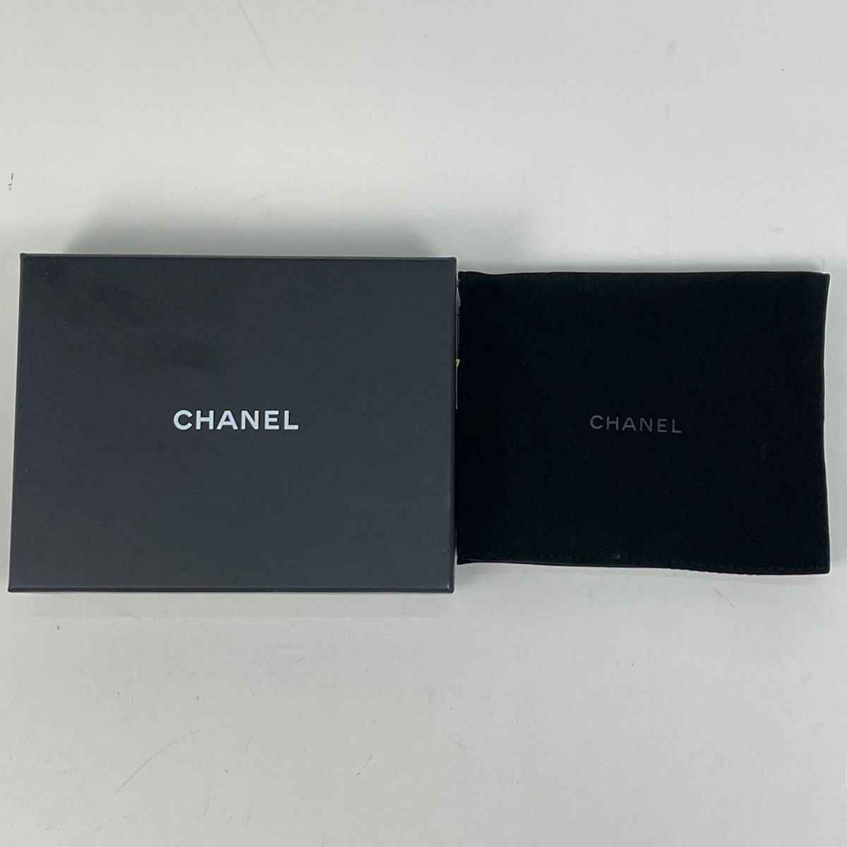 Chanel CC Logo Trifold Wallet Compact Quilted Enamel Leather Pink — view 9