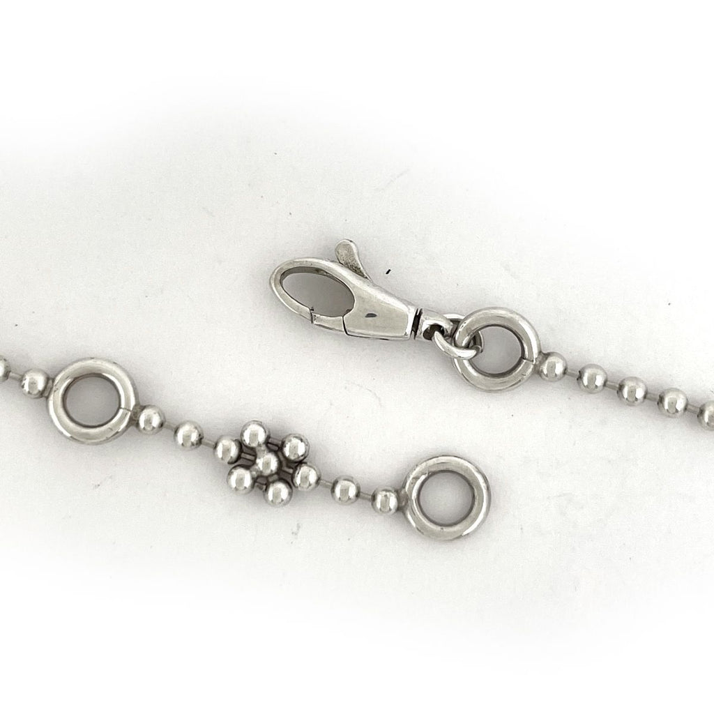 Gucci Interlocking Necklace Round 925 Sterling Silver — view 3