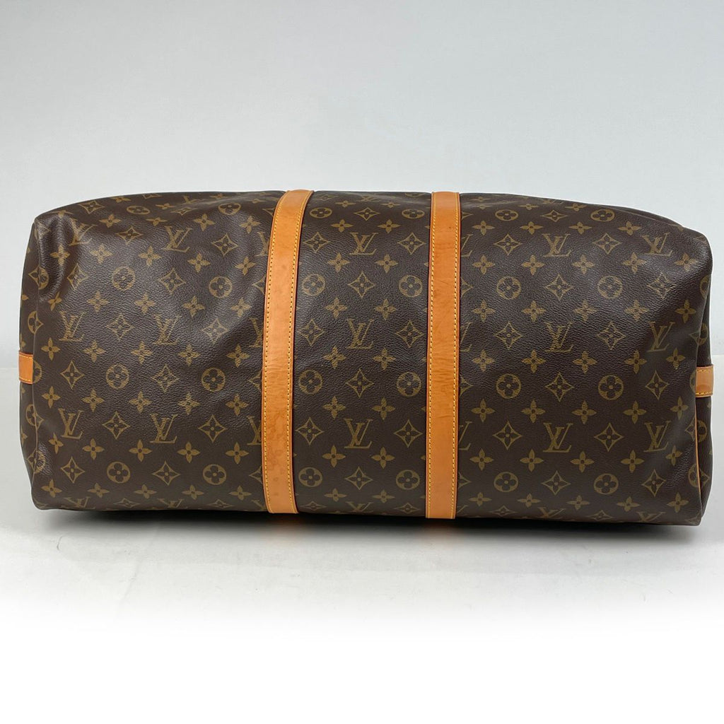 Louis Vuitton Keepall Bandouliere 55 Boston Bag Monogram Brown — view 2