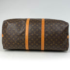 Louis Vuitton Keepall Bandouliere 55 Boston Bag Monogram Brown — view 2