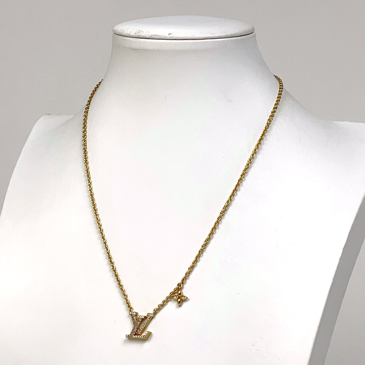 Louis Vuitton Necklace LV Iconic Rhinestone Gold — view 4