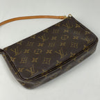 Louis Vuitton Pochette Makeup Cosmetics Pouch Monogram Brown — view 2