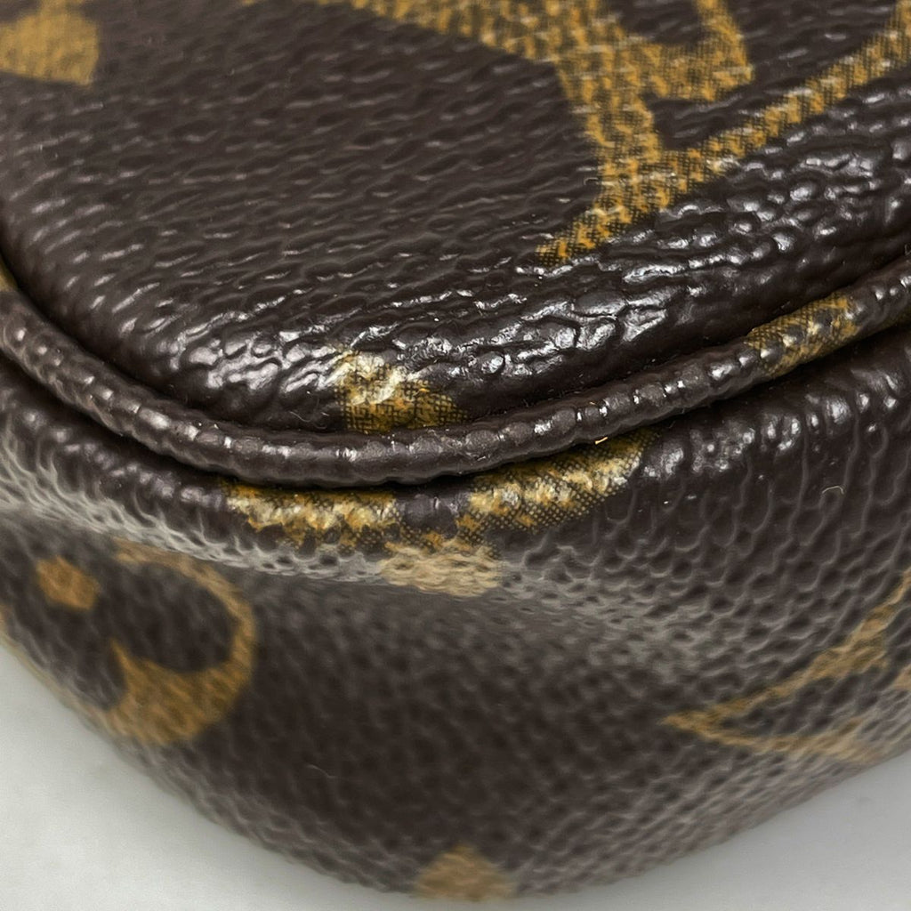 Louis Vuitton Pochette Makeup Cosmetics Pouch Monogram Brown — view 3