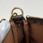 Louis Vuitton Pochette Makeup Cosmetics Pouch Monogram Brown — view 7