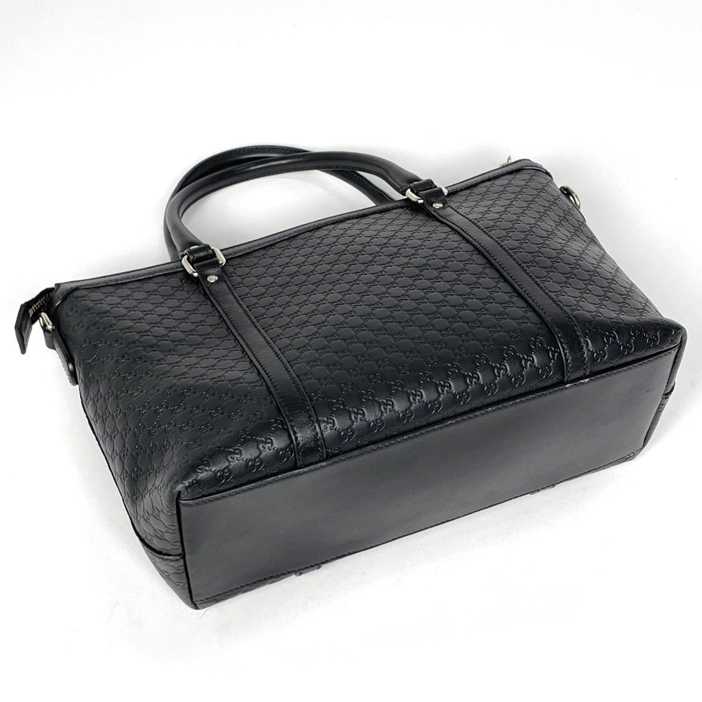 Gucci Micro Guccissima Handbag Leather Black — view 2
