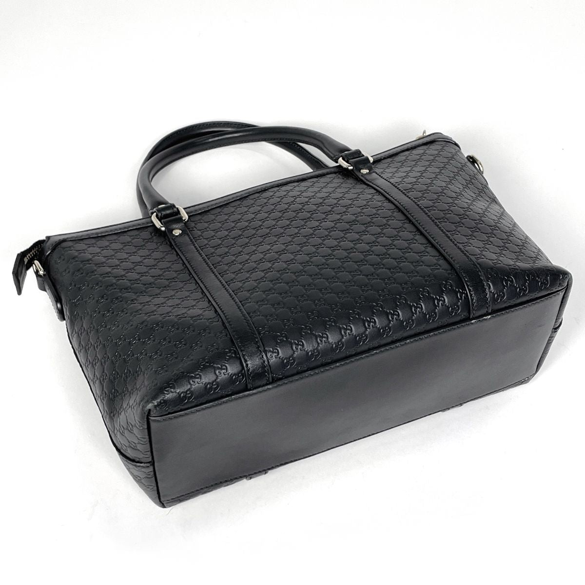 Gucci Micro Guccissima Handbag Leather Black — view 2