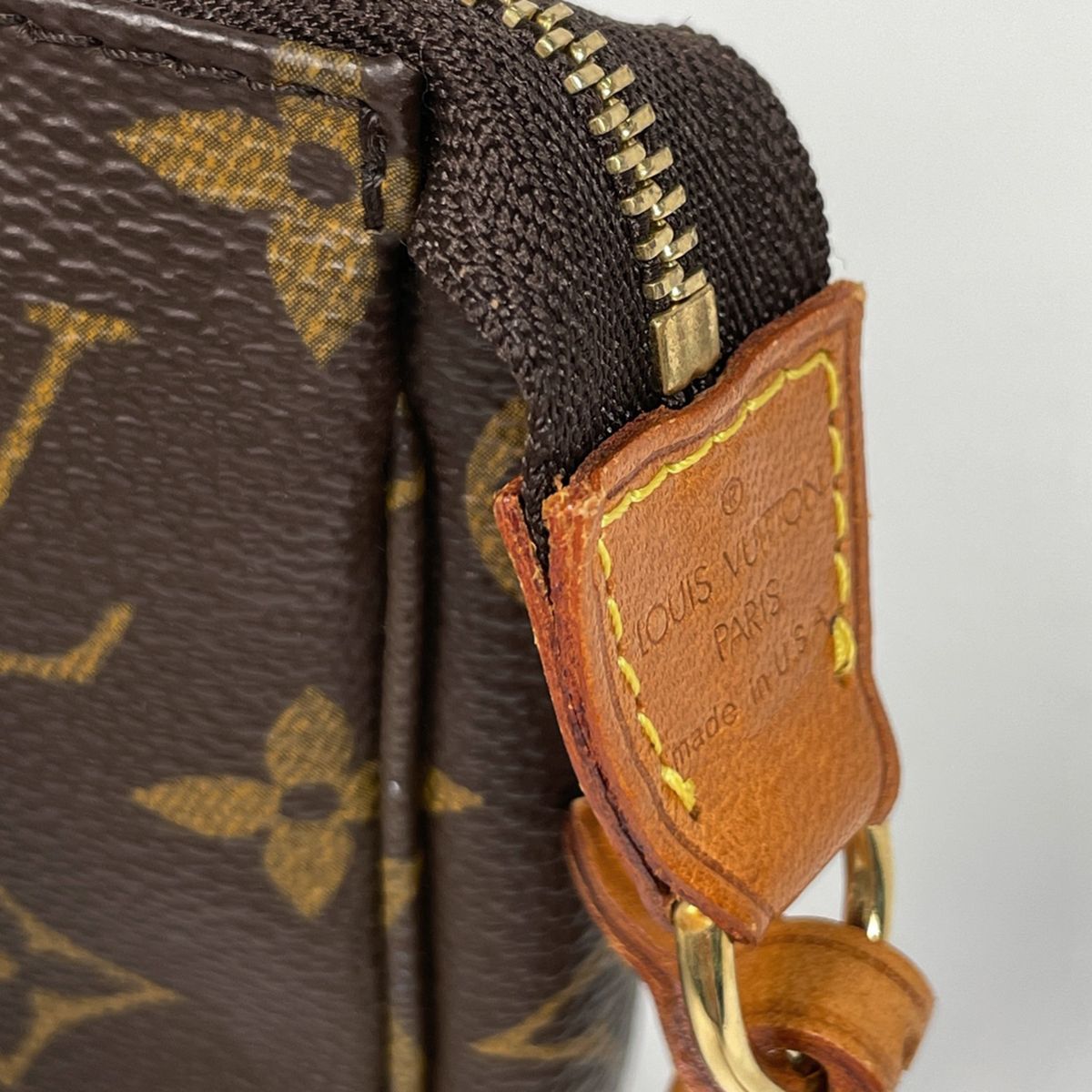 Louis Vuitton Pochette Monogram Brown Pouch — view 4