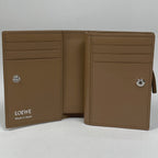 Loewe Duet Compact Wallet Bifold Smooth Leather Mocha — view 7