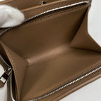 Loewe Duet Compact Wallet Bifold Smooth Leather Mocha — view 6