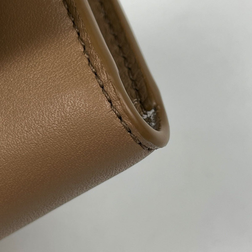 Loewe Vertical Wallet Small Trifold Smooth Leather Mocha — view 3