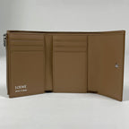 Loewe Vertical Wallet Small Trifold Smooth Leather Mocha — view 7