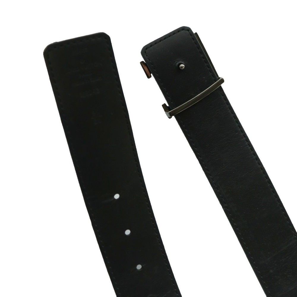 Louis Vuitton LV Initial 40 mm Monogram Eclipse Belt Canvas Logo 90 30 — view 4