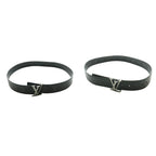 Louis Vuitton LV Initial 40 mm Monogram Eclipse Belt Canvas Logo 90 30 — view 2