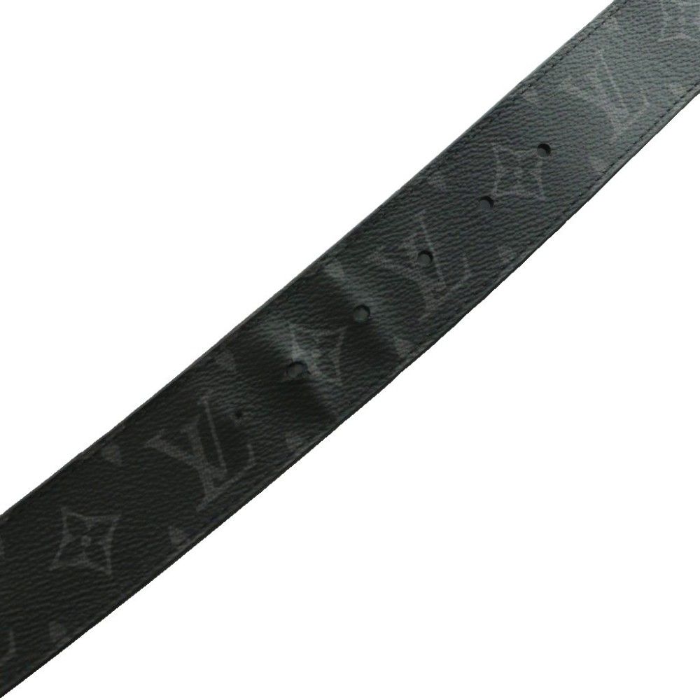 Louis Vuitton LV Initial 40 mm Monogram Eclipse Belt Canvas Logo 90 30 — view 5