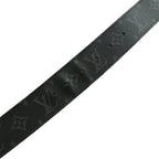 Louis Vuitton LV Initial 40 mm Monogram Eclipse Belt Canvas Logo 90 30 — view 5